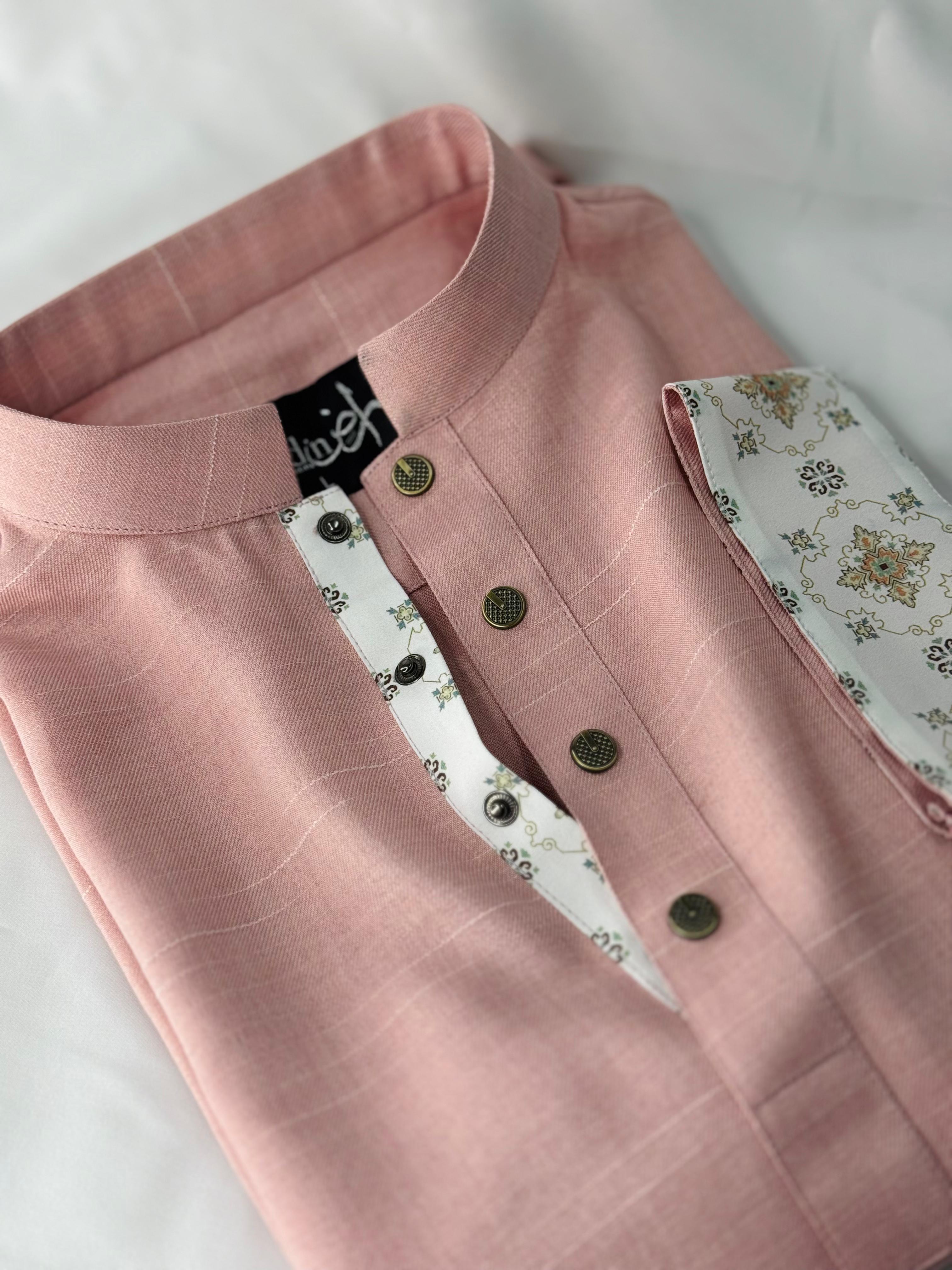 Cream Embroidered Panjabi